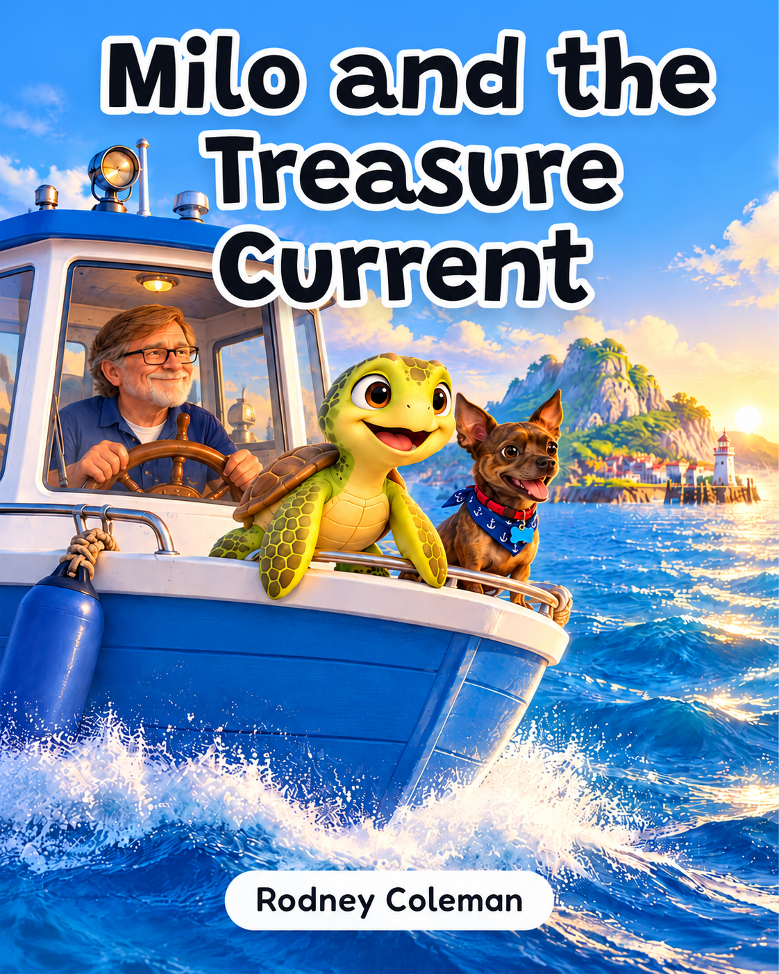 Cover of Milo and the Treasure Current by Rodney Coleman